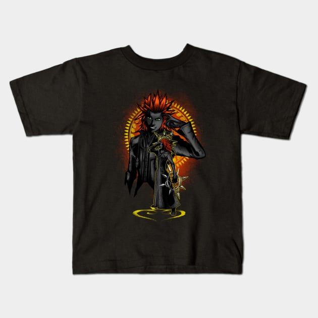 Keyblade Wielder Lea Kids T-Shirt by HyperTwenty